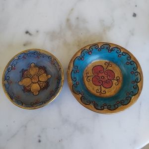 Set of Two Decorative or Ring Dishes